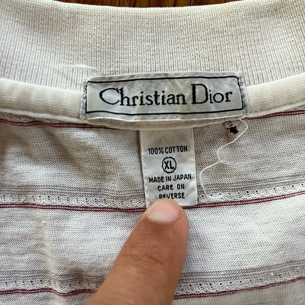 Vintage Christian Dior polo shirt
